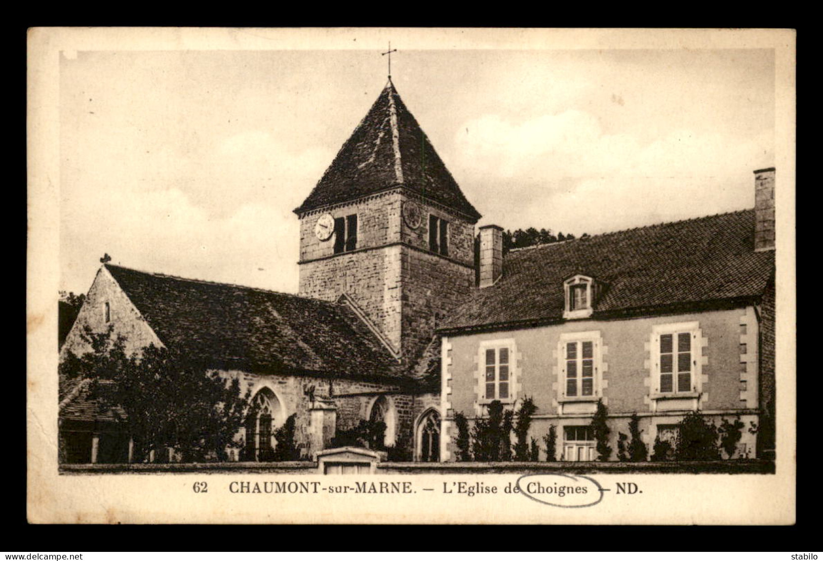 52 - CHOIGNES - L'EGLISE - Other & Unclassified