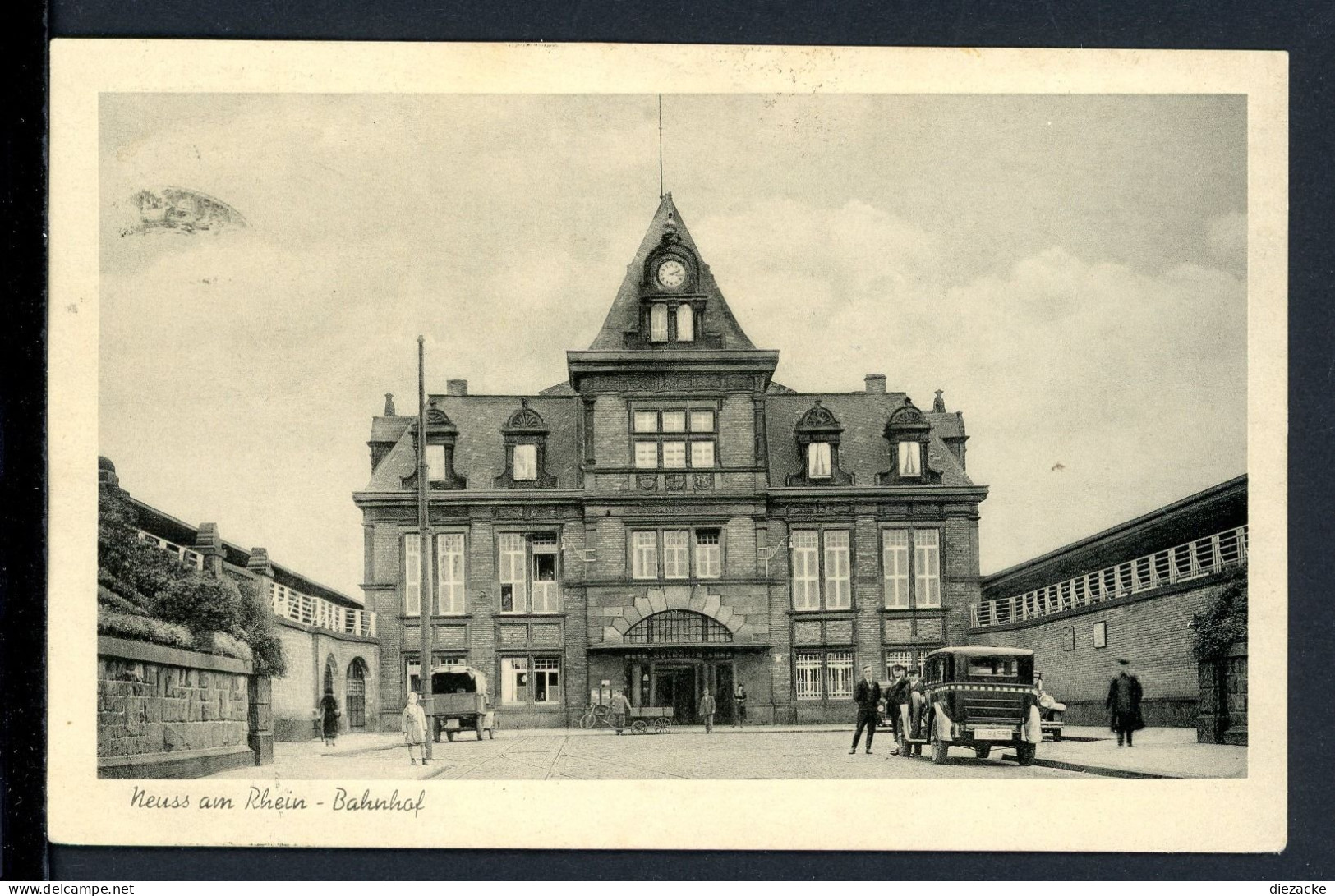 AK Neuss Um 1920 Bahnhof Mit Oldtimer (PK0181 - Sonstige & Ohne Zuordnung