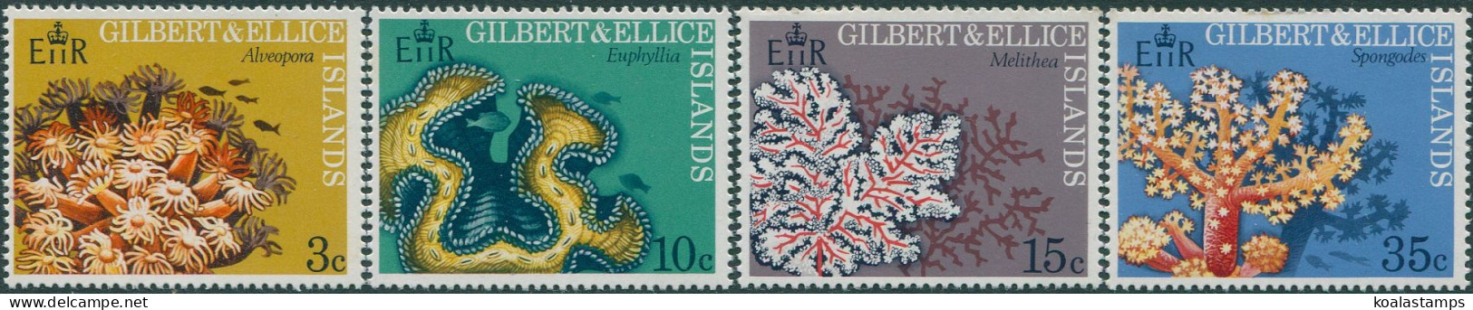 Gilbert & Ellice Islands 1972 SG199-202 Coral Set MNH - Gilbert- En Ellice-eilanden (...-1979)