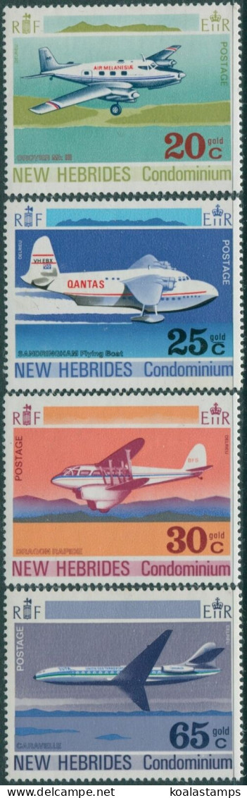 New Hebrides 1972 SG154-157 Aircraft Set MNH - Altri & Non Classificati