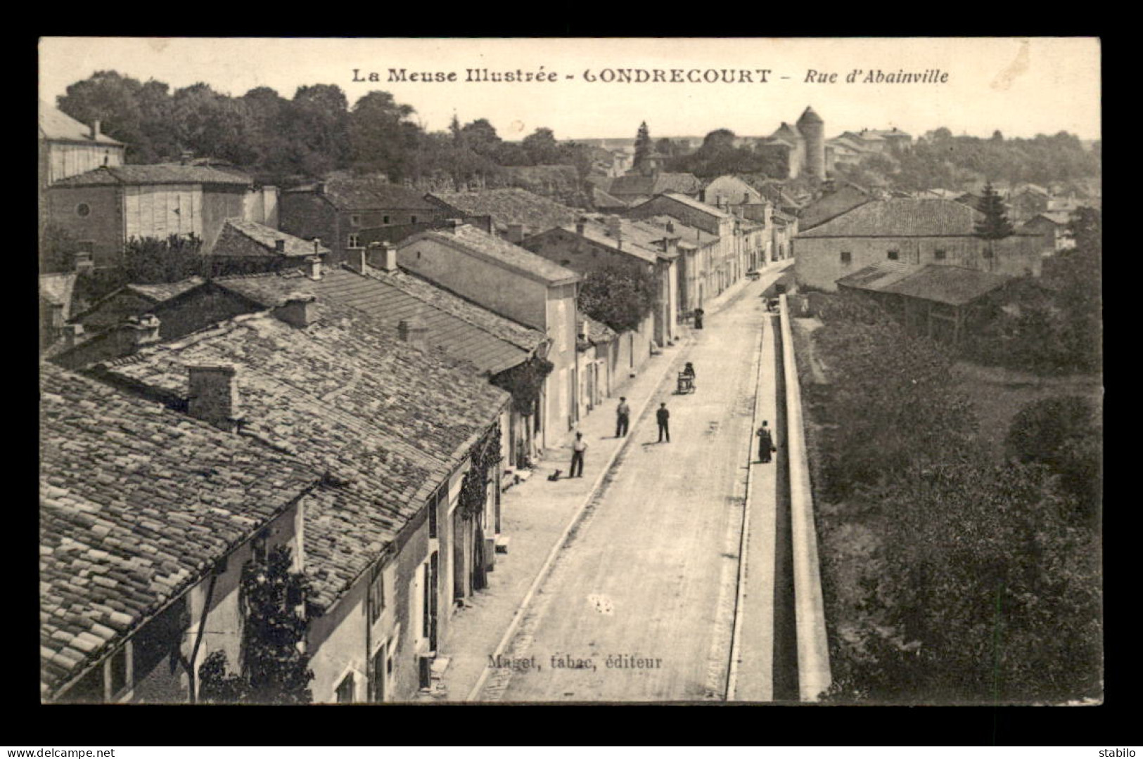 55 - GONDRECOURT - RUE D'ABAINVILLE - EDITEUR MAGET - Gondrecourt Le Chateau