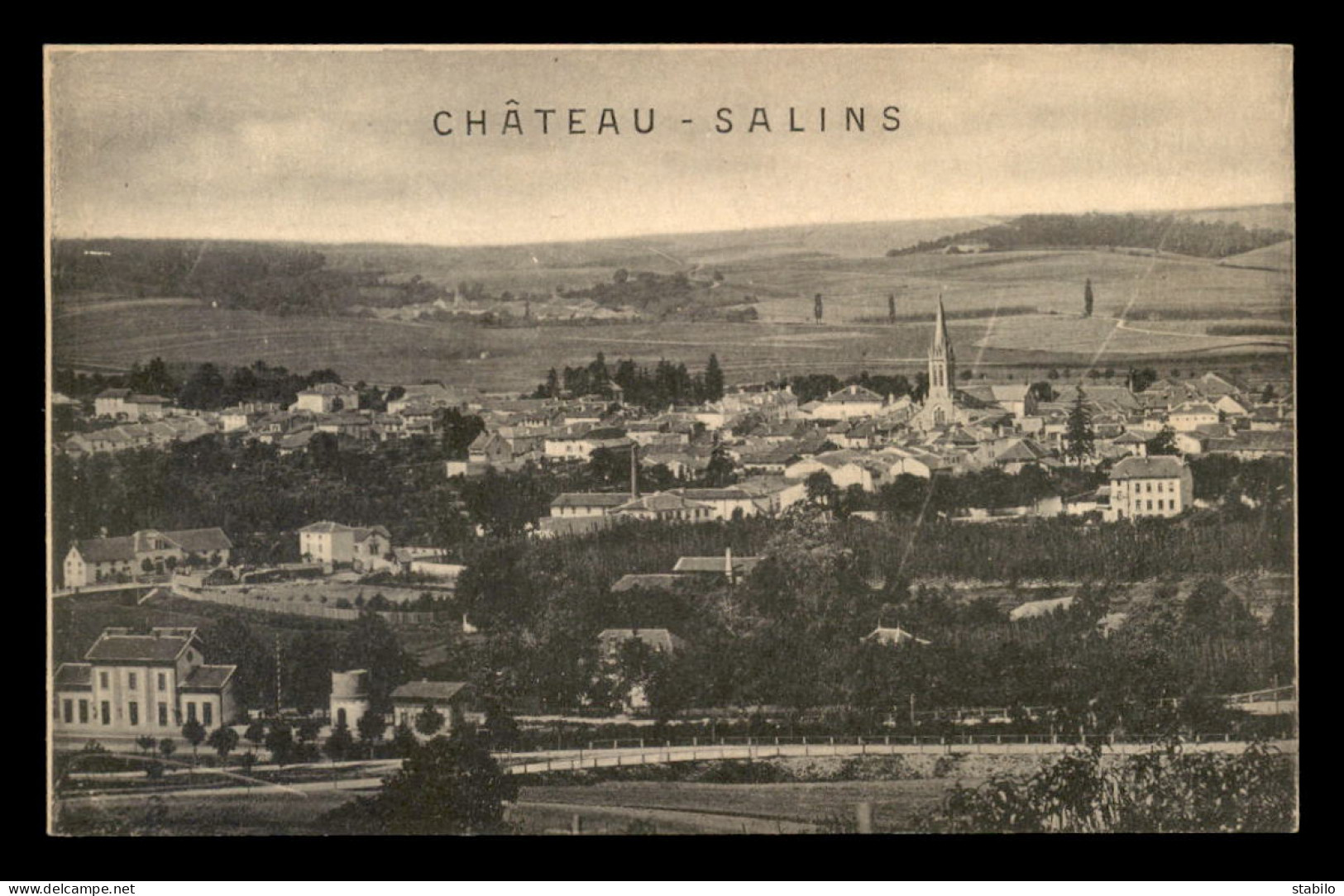 57 - CHATEAU-SALINS - VUE GENERALE - Chateau Salins