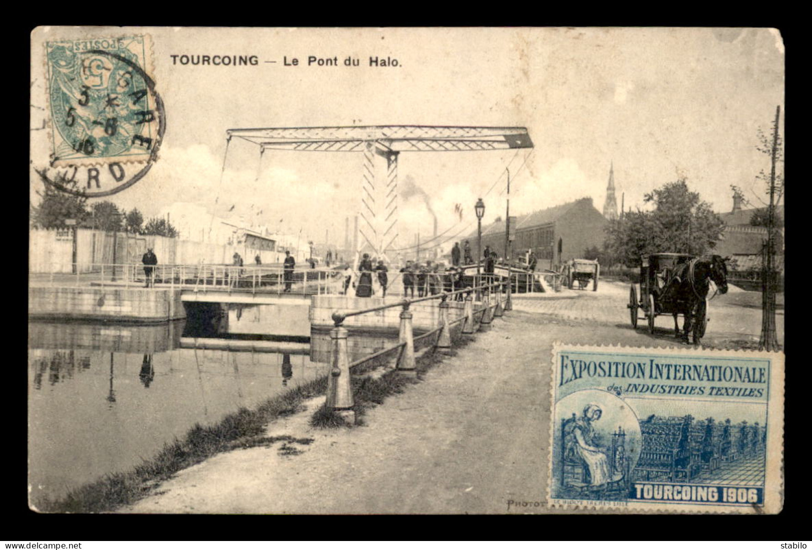59 - TOURCOING - LE PONT LEVIS DU HALO - CANAL - Tourcoing