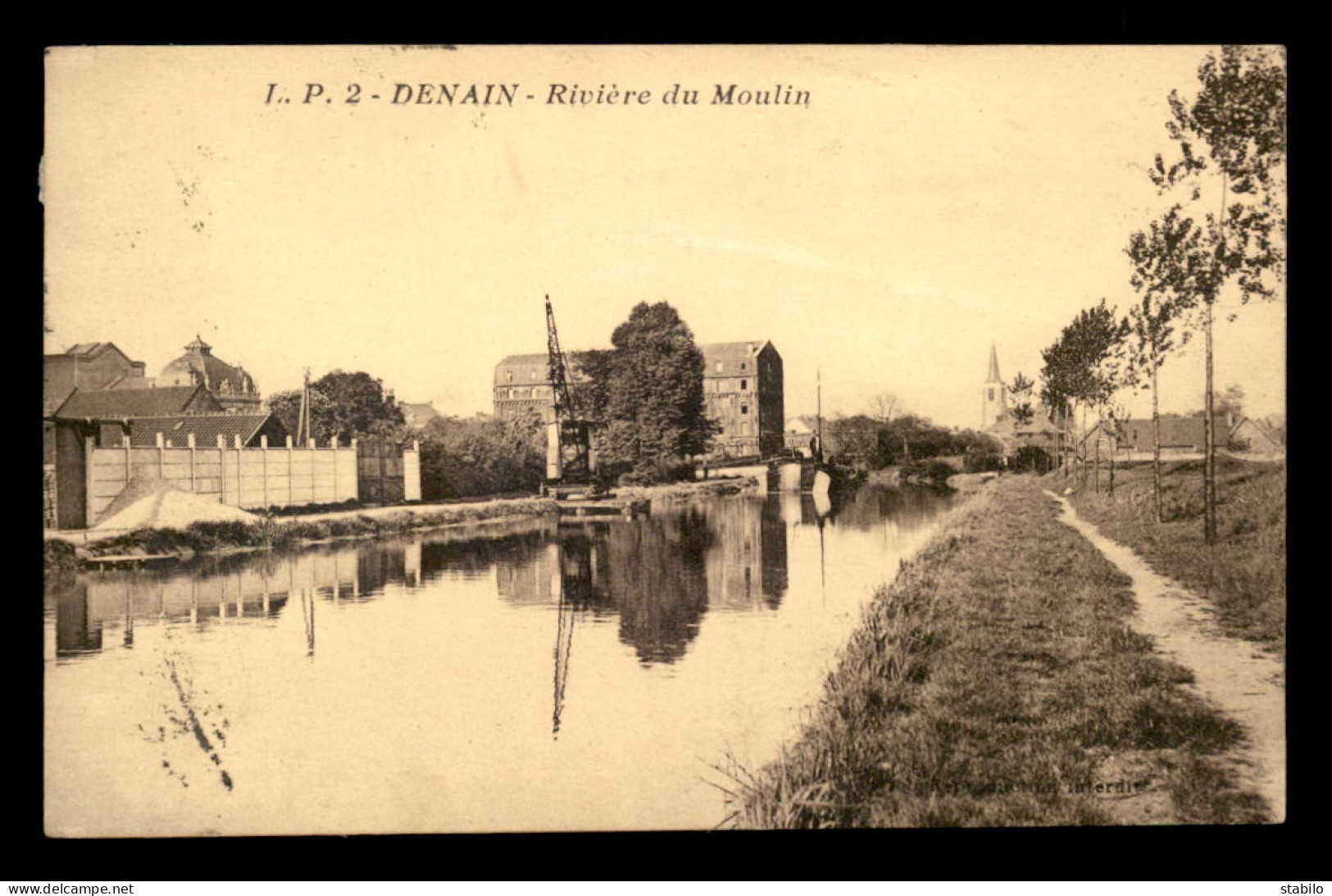 59 - DENAIN - RIVIERE DU MOULIN - Denain