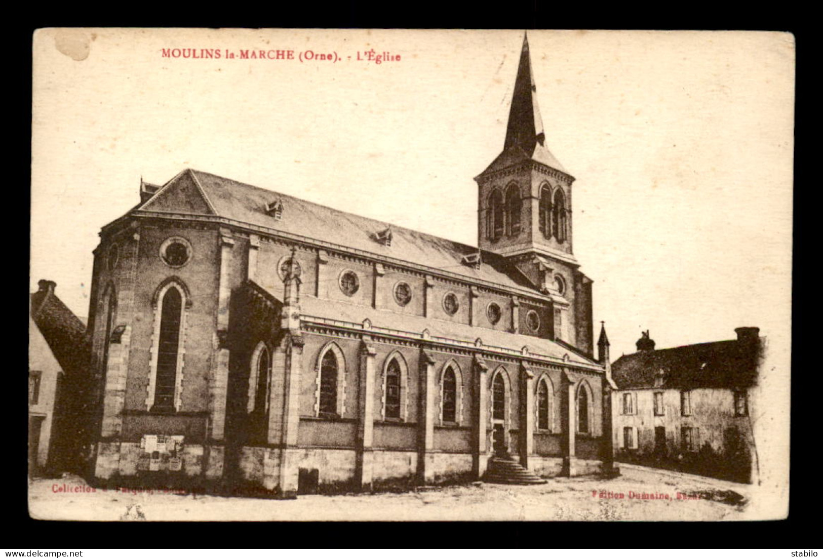 61 - MOULINS-LA-MARCHE - L'EGLISE - Moulins La Marche