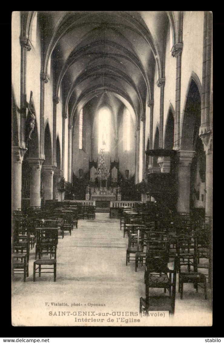 73 - ST-GENIX-SUR-GUIERS - INTERIEUR DE L'EGLISE - Autres & Non Classés