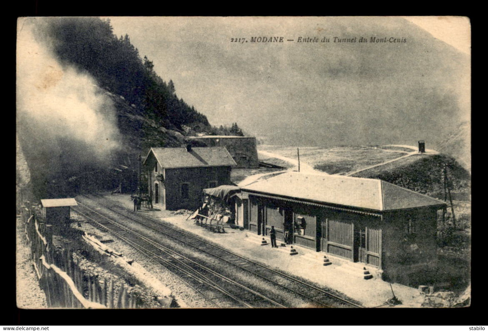 73 - MODANE - ENTREE DU TUNNEL DU MONT-CENIS - Modane