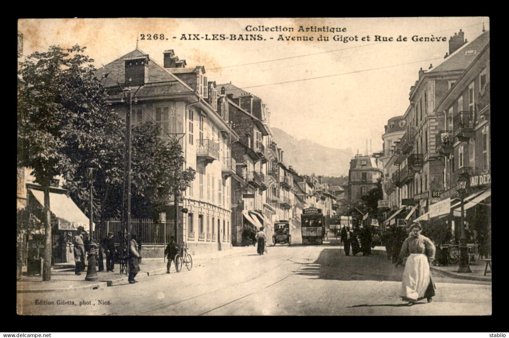 73 - AIX-LES-BAINS - AVENUE DU GIGOT ET RUE DE GENEVE - Aix Les Bains