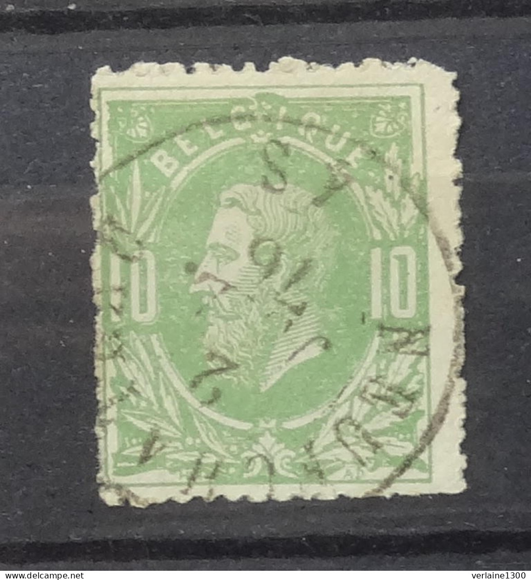 30 Avec Belle Oblitération Neufchâteau - 1869-1883 Leopoldo II