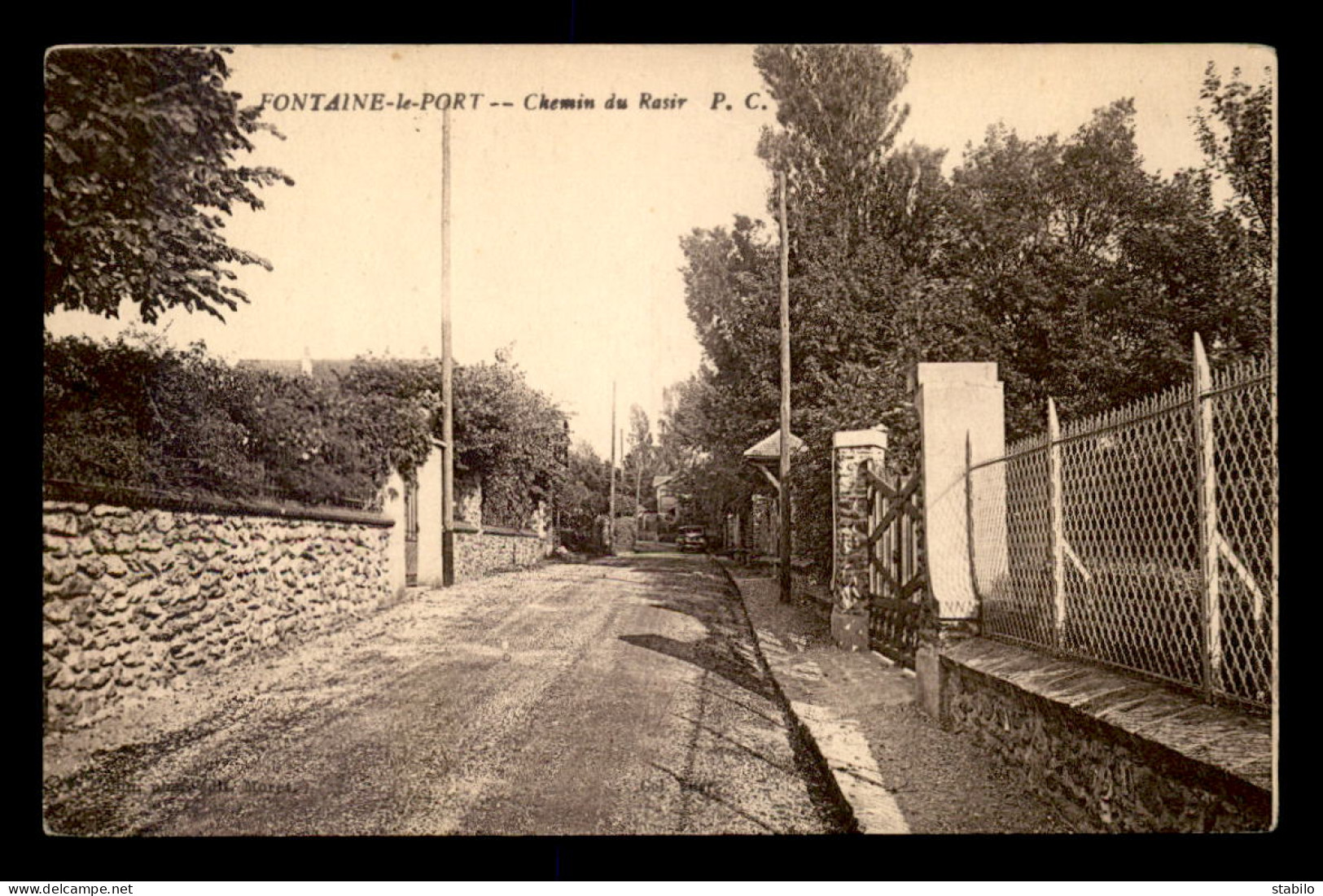 77 - FONTAINE-LE-PORT - CHEMIN DU RASIR - Other & Unclassified