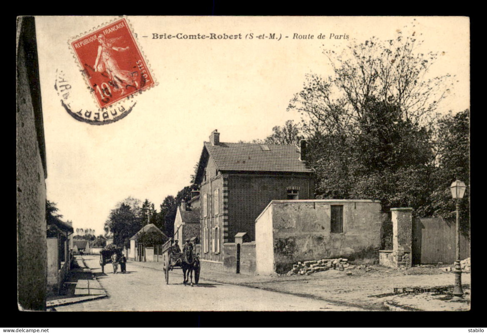 77 - BRIE-COMTE-ROBERT - ROUTE DE PARIS - Brie Comte Robert