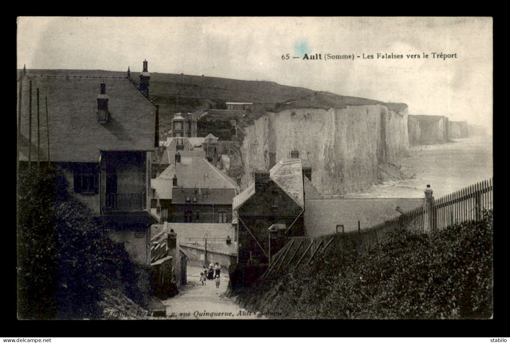 80 - AULT - LES FALAISES VERS LE TREPORT - Ault