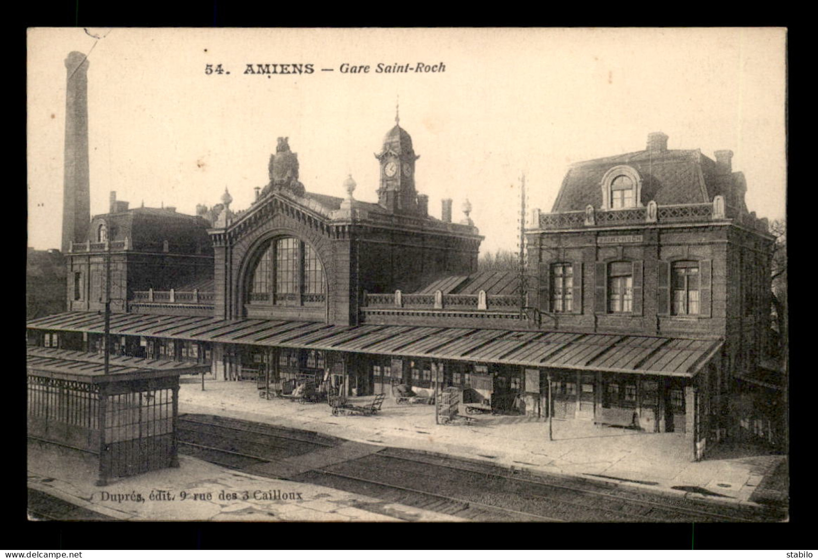 80 - AMIENS - INTERIEUR DE LA GARE ST-ROCH - Amiens