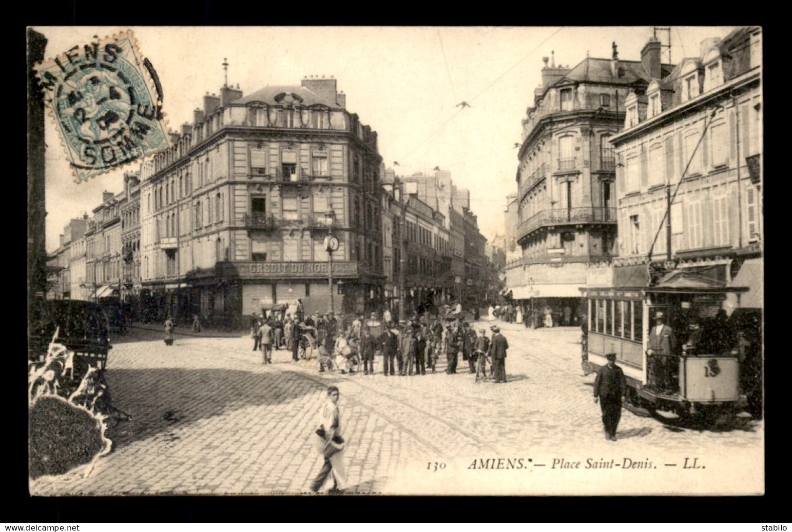 80 - AMIENS - PLACE ST-DENIS - TRAMWAY - Amiens