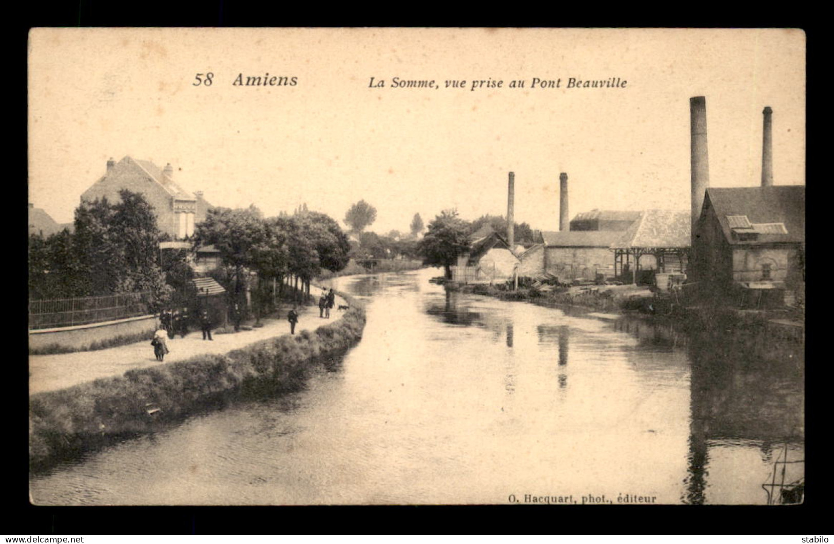 80 - AMIENS - LA SOMME - VUE PRISE AU PONT BEAUVILLE - Amiens