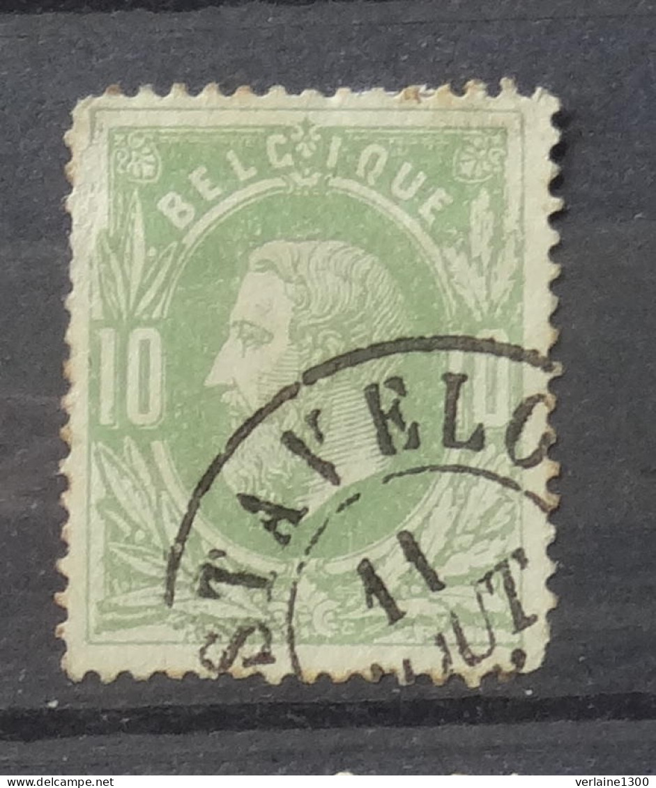 30 Avec Belle Oblitération Double Cercle Stavelot - 1869-1883 Léopold II