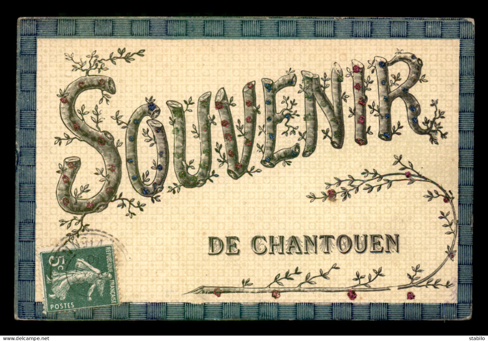 87 - CHANTOUEN - SOUVENIR - PAILLETTES - Otros & Sin Clasificación