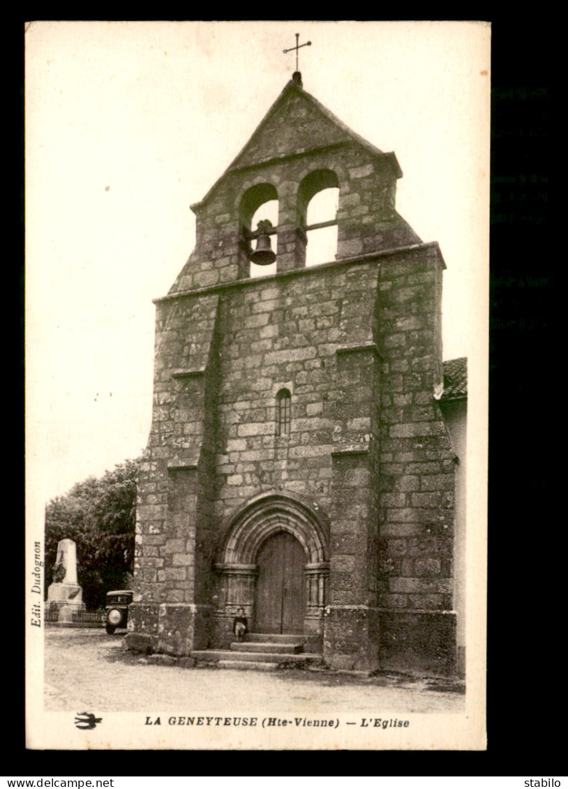 87 - LA GENEYTEUSE - L'EGLISE - Otros & Sin Clasificación