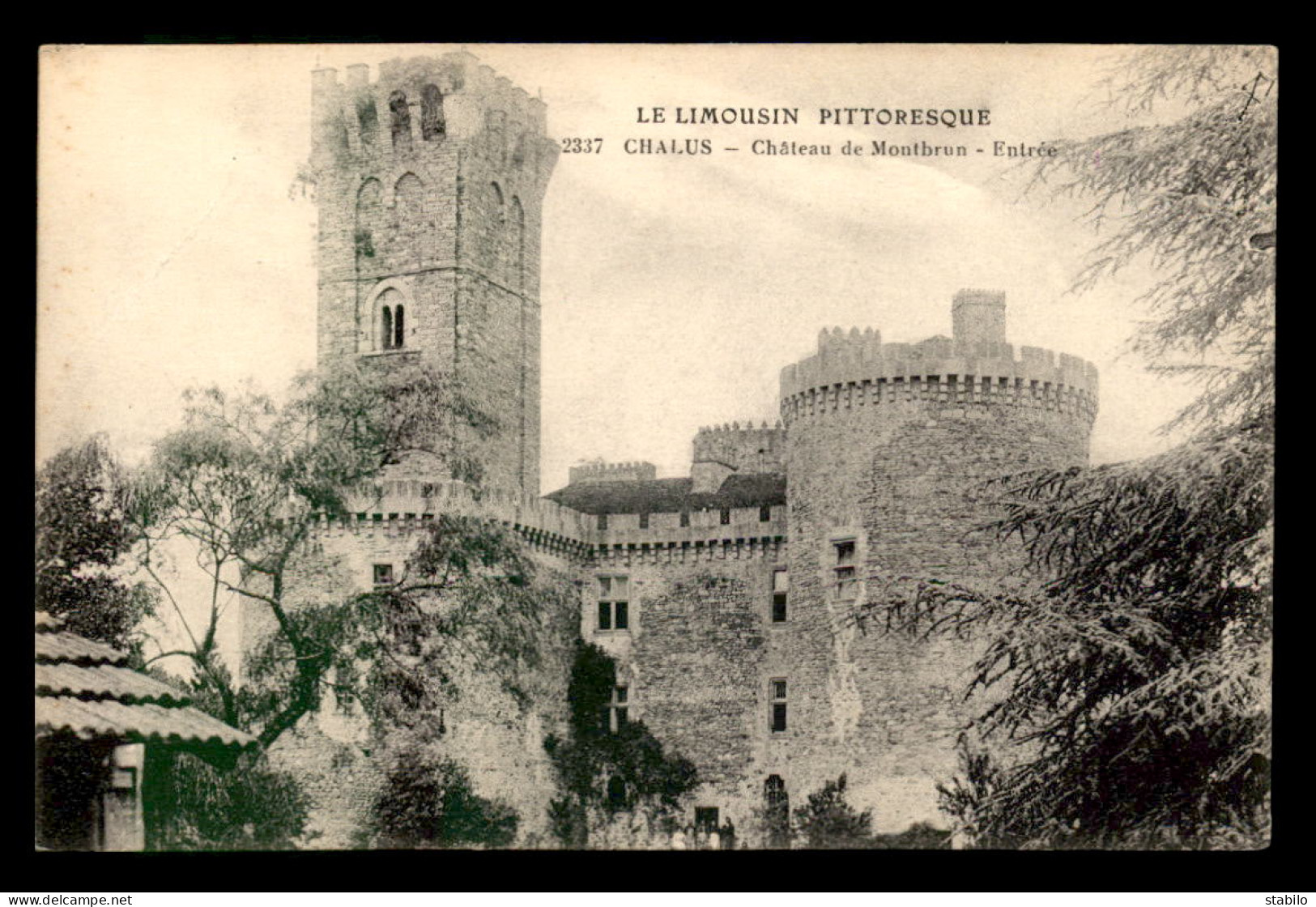 87 - CHALUS - CHATEAU DE MONTBRUN - Chalus