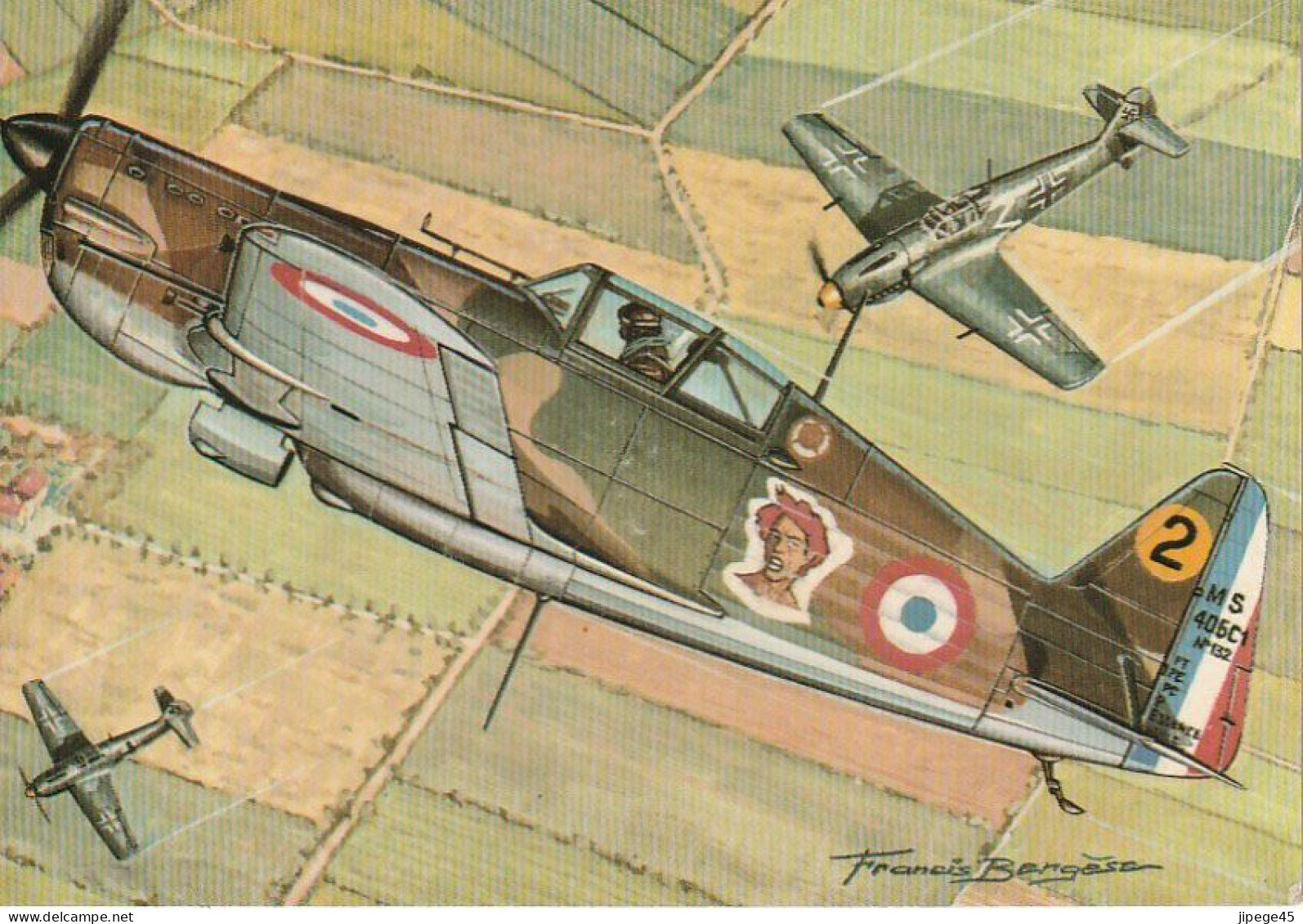 CPM - MS 406 - 1939-1945: 2ème Guerre