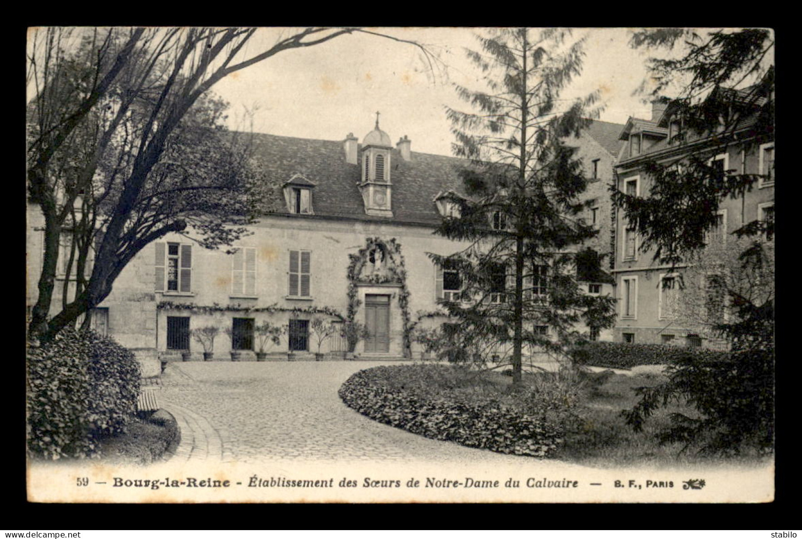 92 - BOURG-LA-REINE - ETABLISSEMENT DES SOEURS DE N-D DU CALVAIRE - Bourg La Reine