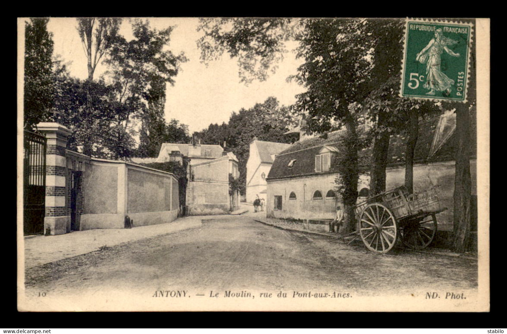 92 - ANTONY - LE MOULIN RUE DU PONT-AUX-ANES - Antony