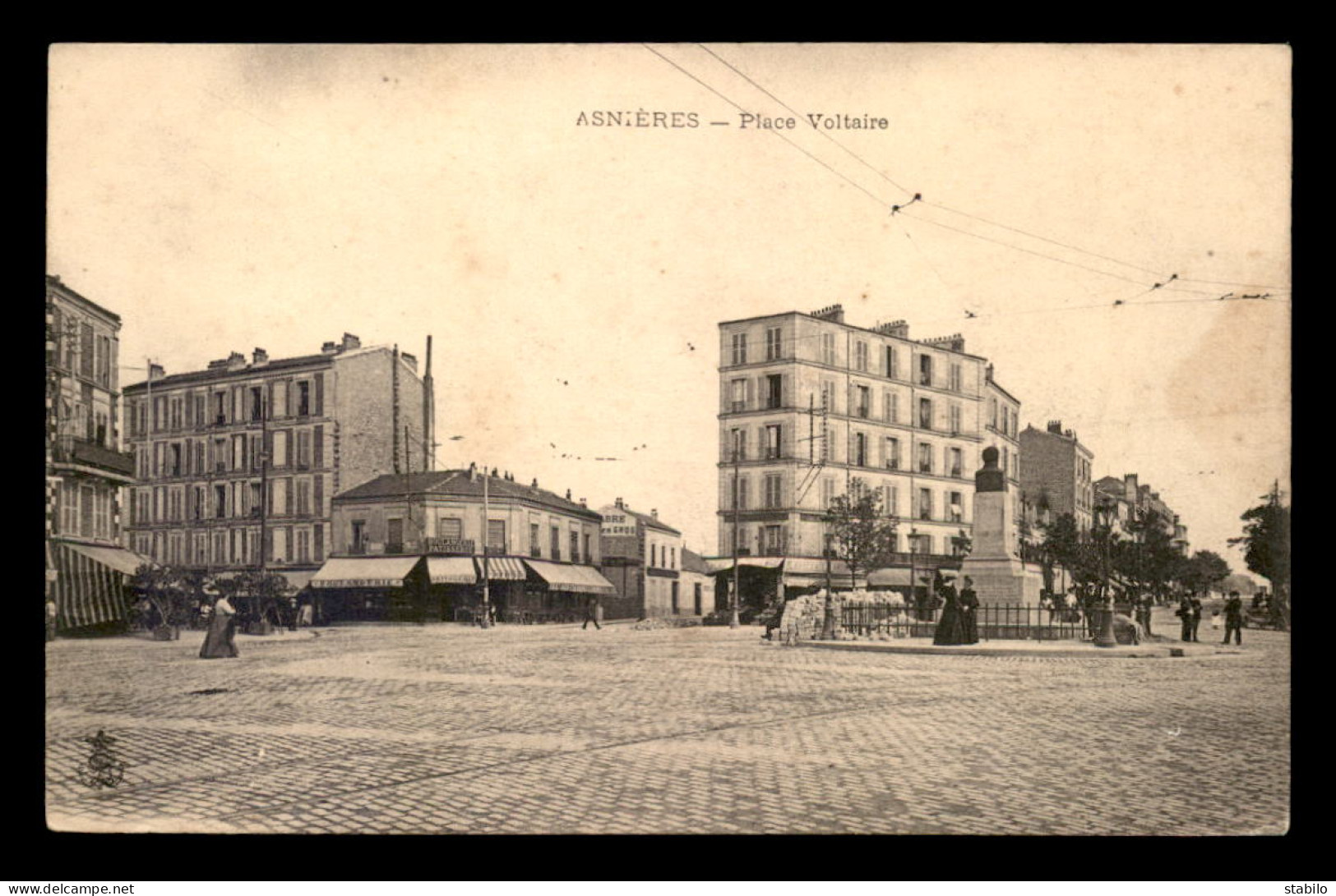 92 - ASNIERES - PLACE VOLTAIRE - Asnieres Sur Seine