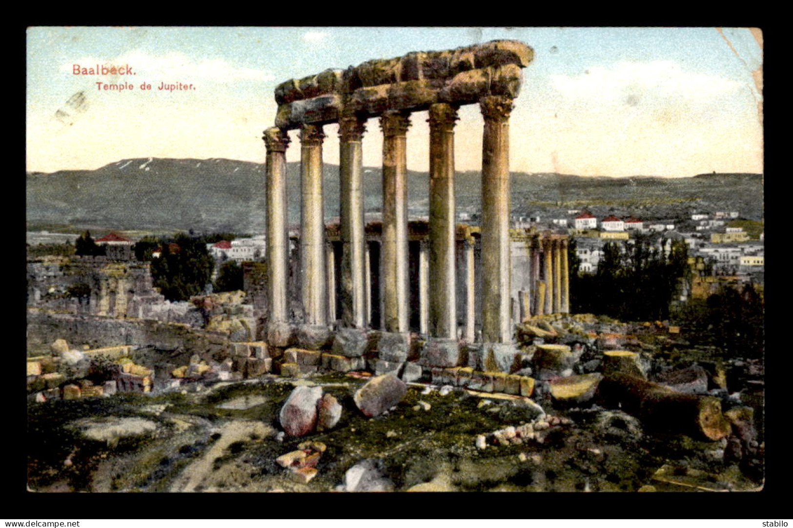 LIBAN - BAALBECK - LE TEMPLE DE JUPITER - Lebanon