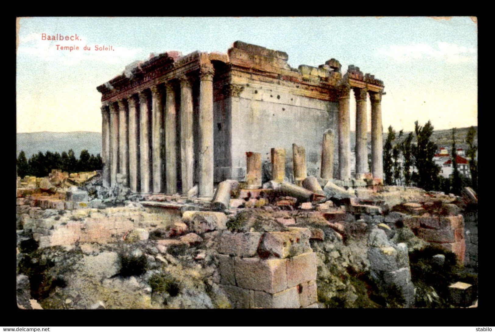 LIBAN - BAALBECK - LE TEMPLE DU SOLEIL - Libanon