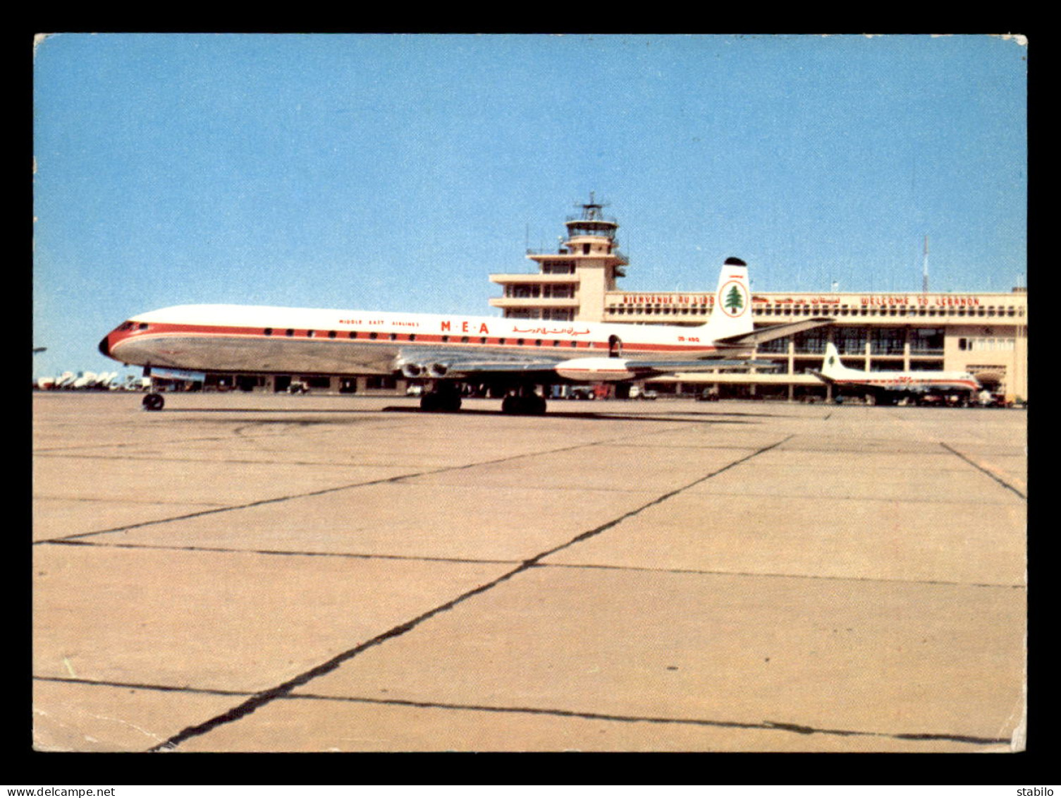 LIBAN - BEYROUTH - AIRPORT INTERNATIONAL - A MIDDLE EAST AIRLINES CIE MEA - AVION COMET 4C - Libanon