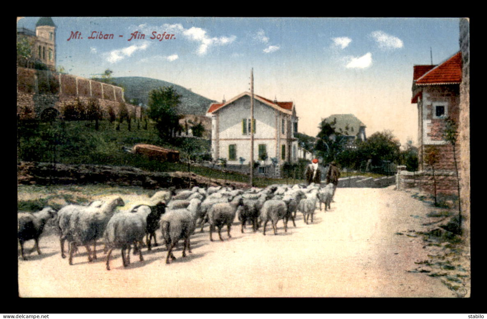 LIBAN - AIN SOFAR - TROUPEAU DE MOUTONS - Lebanon