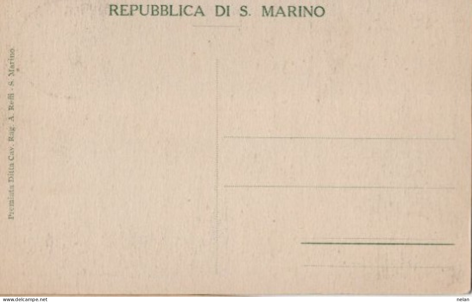 REPUBBLICA DI S. MARINO - PIAZZA DELLA LIBERTA VISTA DALLA LOGGIA DEL PALAZZO - F.P. - San Marino