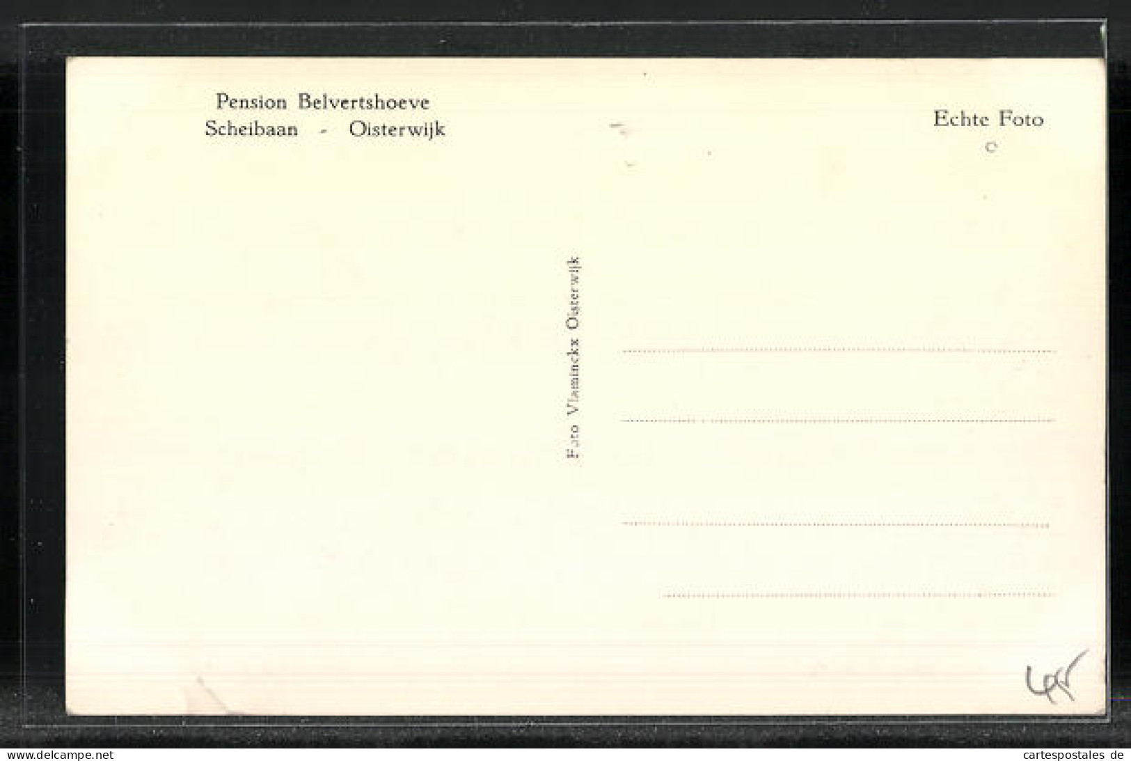 AK Oisterwijk, Pension Belvershoeve, Scheibaan  - Andere & Zonder Classificatie