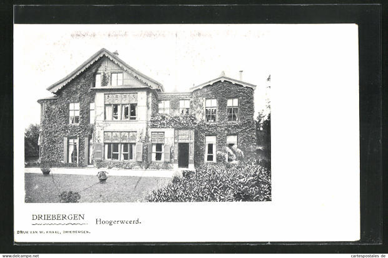 AK Driebergen, Villa Hoogerweerd  - Driebergen – Rijsenburg