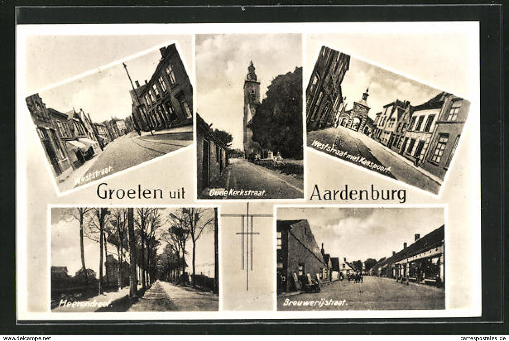 AK Aardenburg, Oude Kerkstraat, Weststraat Met Kaaspoort, Heerendreef, Brouwerijstraat  - Altri & Non Classificati
