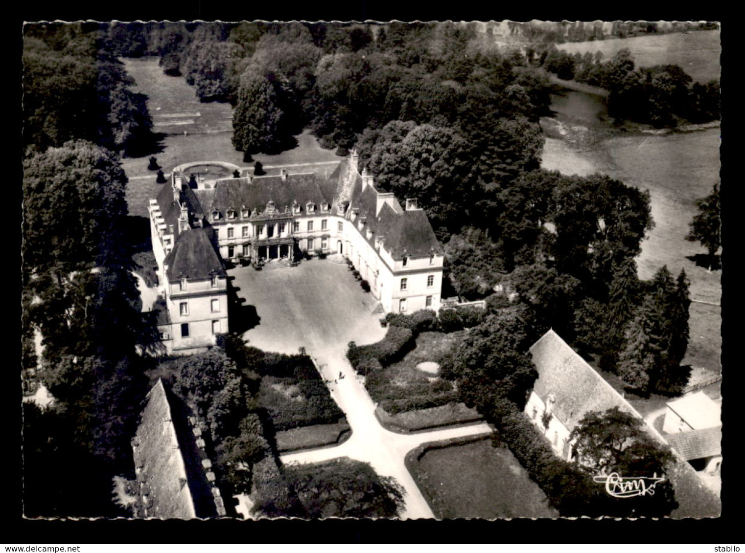 71 - CURBIGNY - VUE AERIENNE DU CHATEAU DE DREE - Sonstige & Ohne Zuordnung