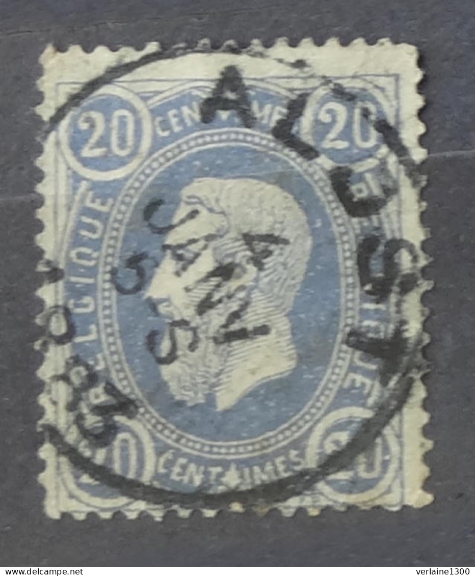 31 Avec Belle Oblitération Alost - 1869-1883 Leopold II.