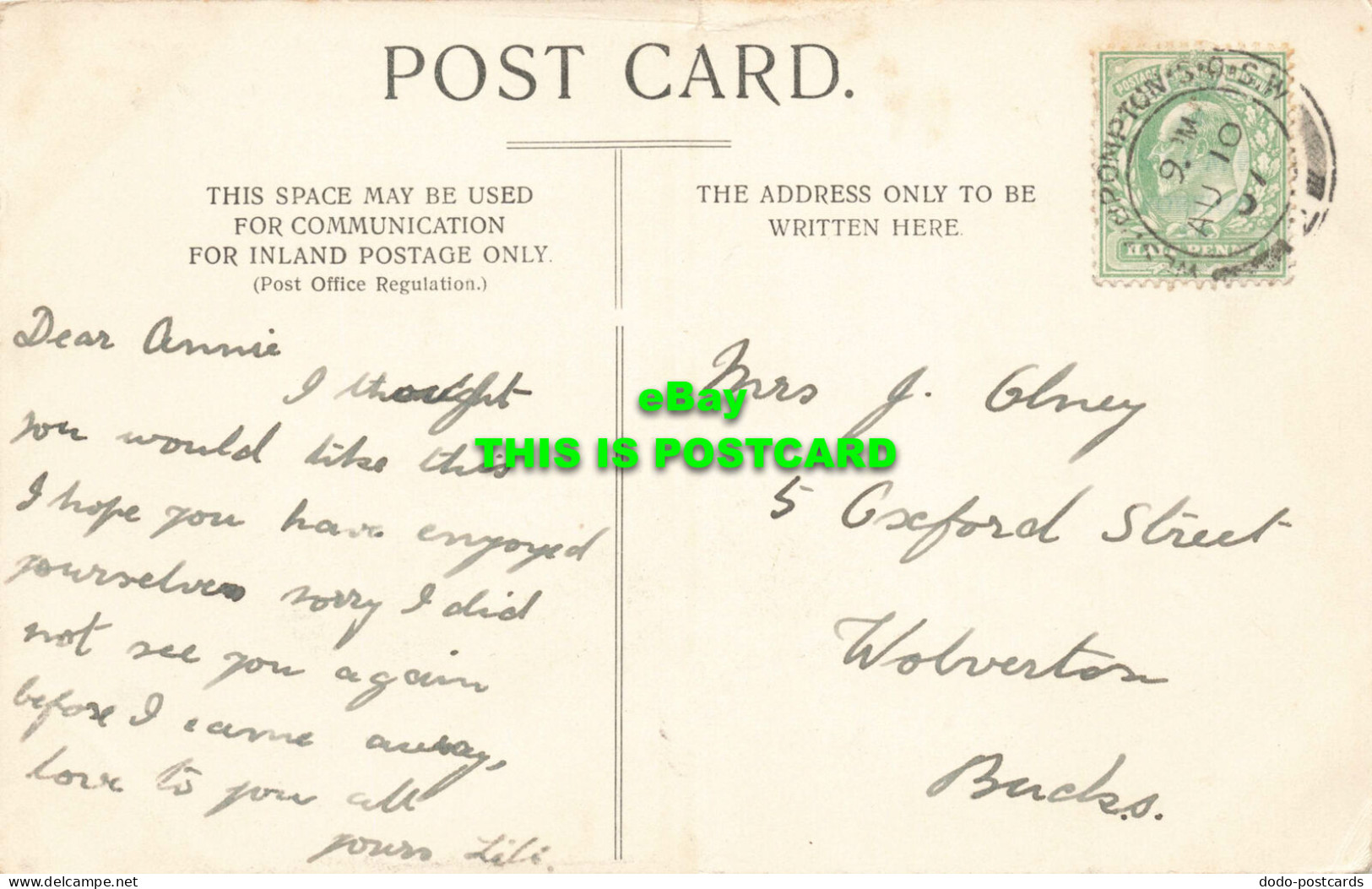 R591530 London. Houses Of Parliament. 3184. 1907 - Sonstige & Ohne Zuordnung
