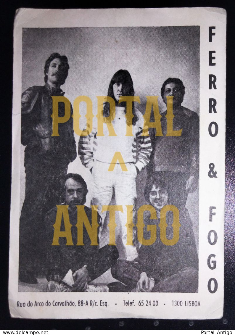 PUBLICIDADE * BANDA FERRO & FOGO * BANDAS PORTUGUESAS * MÚSICA * LISBOA * PORTUGAL ( 2 SCANS) - Musik Und Musikanten