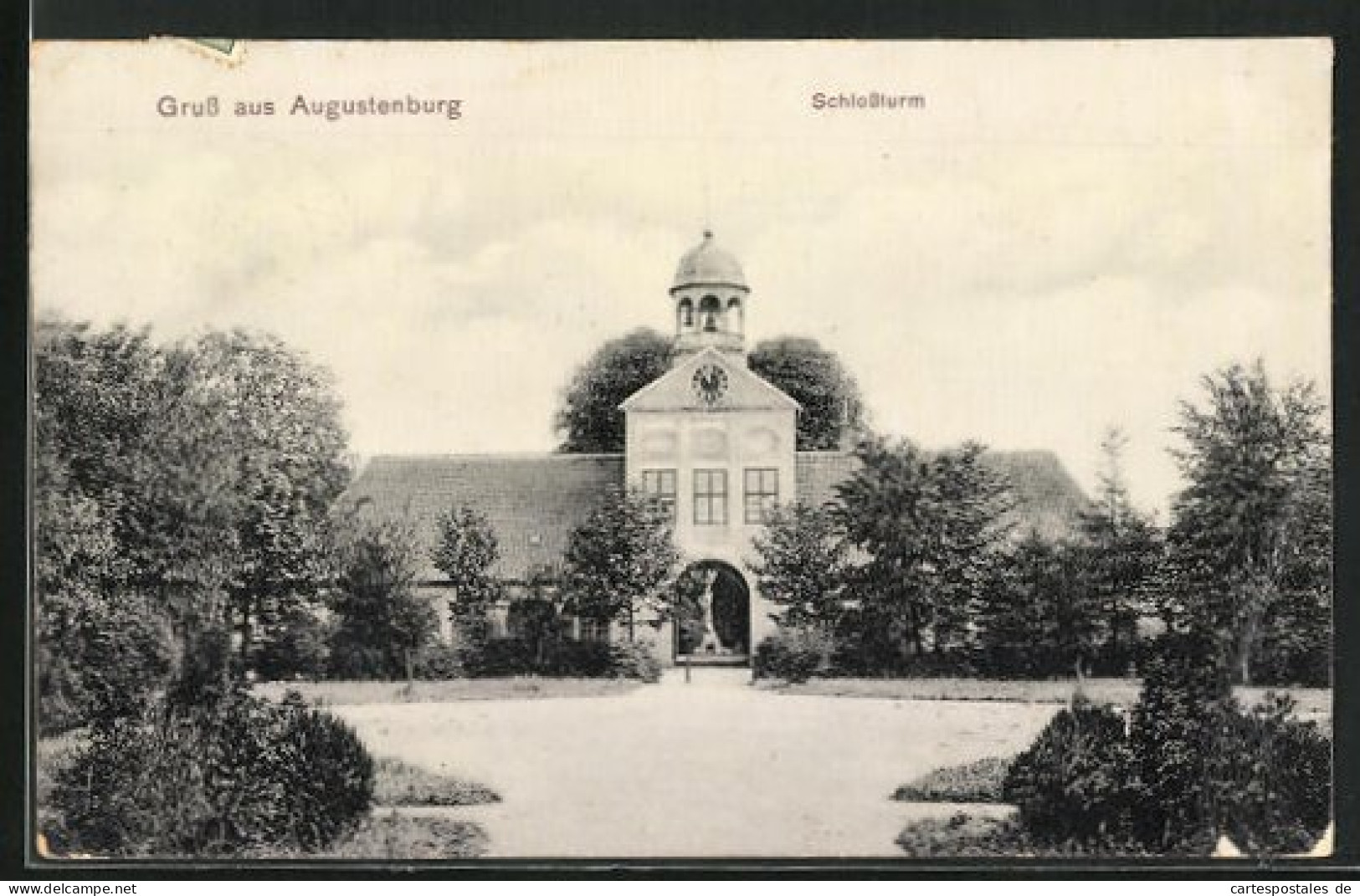 AK Augustenburg, Platzpartie Am Schlossturm  - Denmark