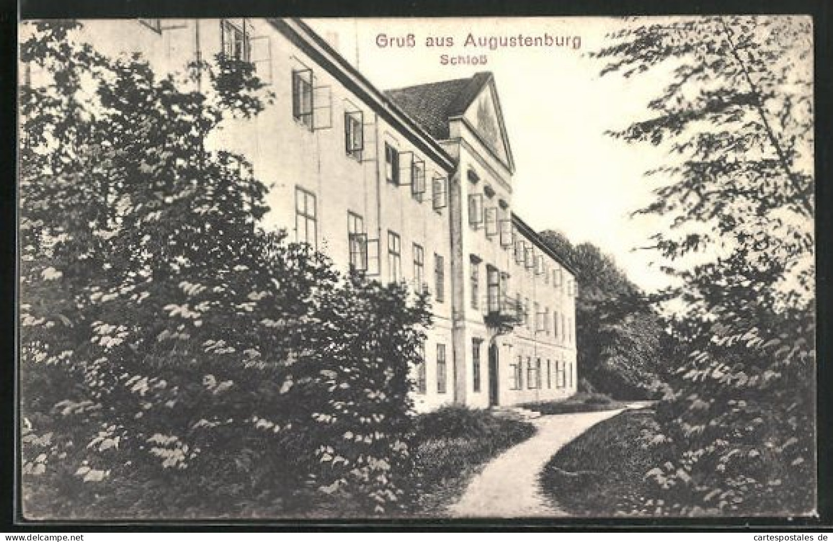 AK Augustenburg, Partie Vor Dem Schloss  - Dinamarca