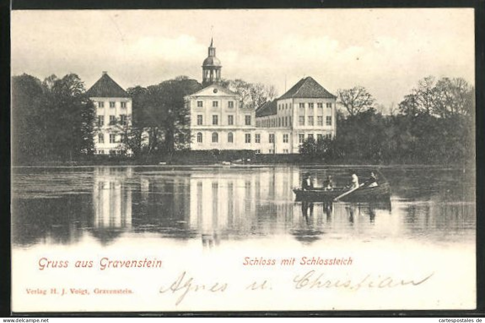 AK Gravenstein, Schloss Mit Schlossteich  - Denmark