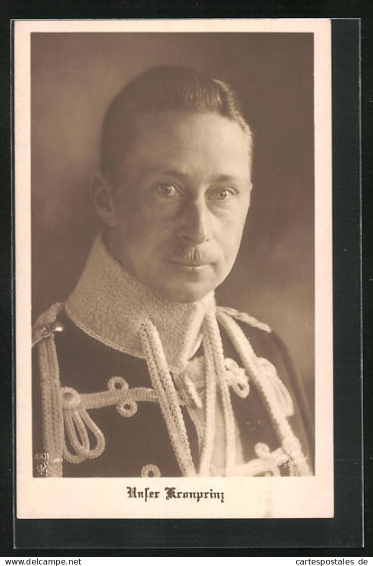 AK Portrait Kronprinz Wilhelm Von Preussen  - Familles Royales