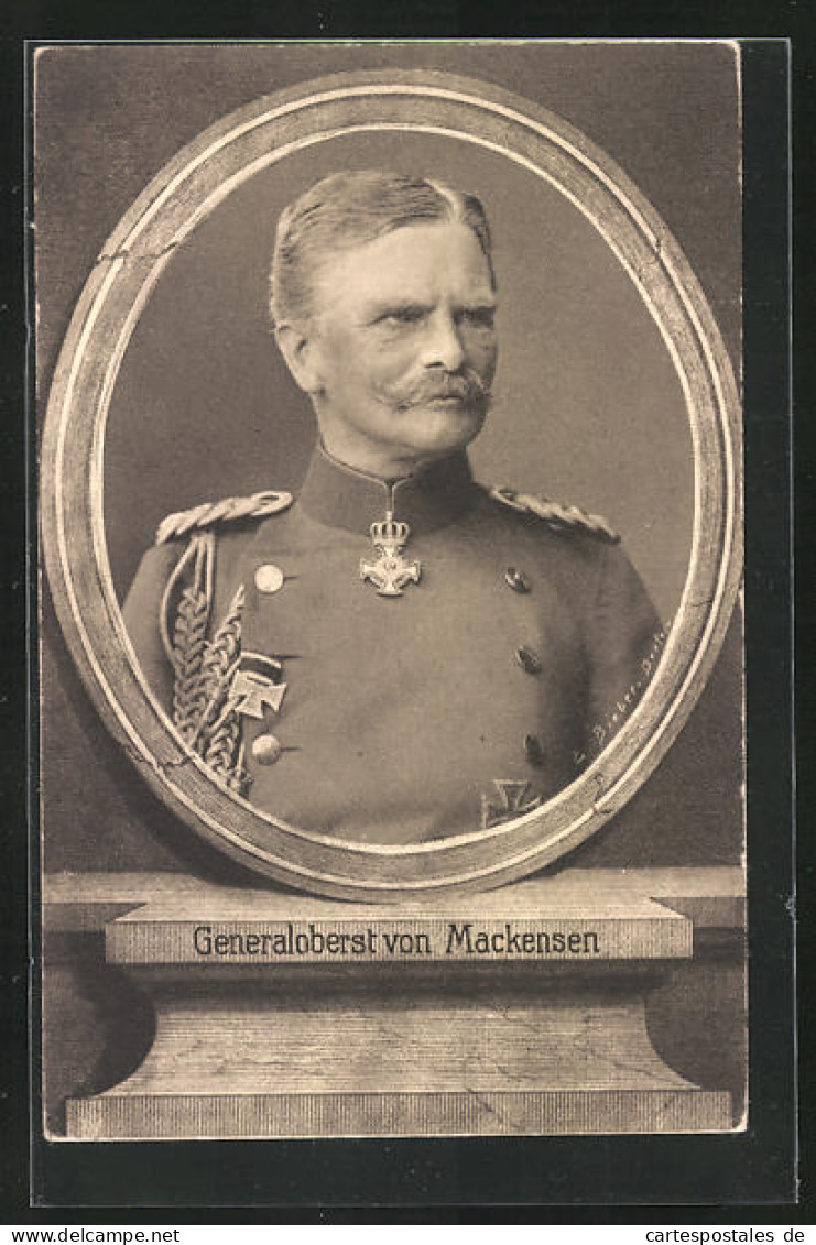 AK Generaloberst Von Mackensen In Uniform Mit Abzeichen Und Orden  - Guerre 1914-18