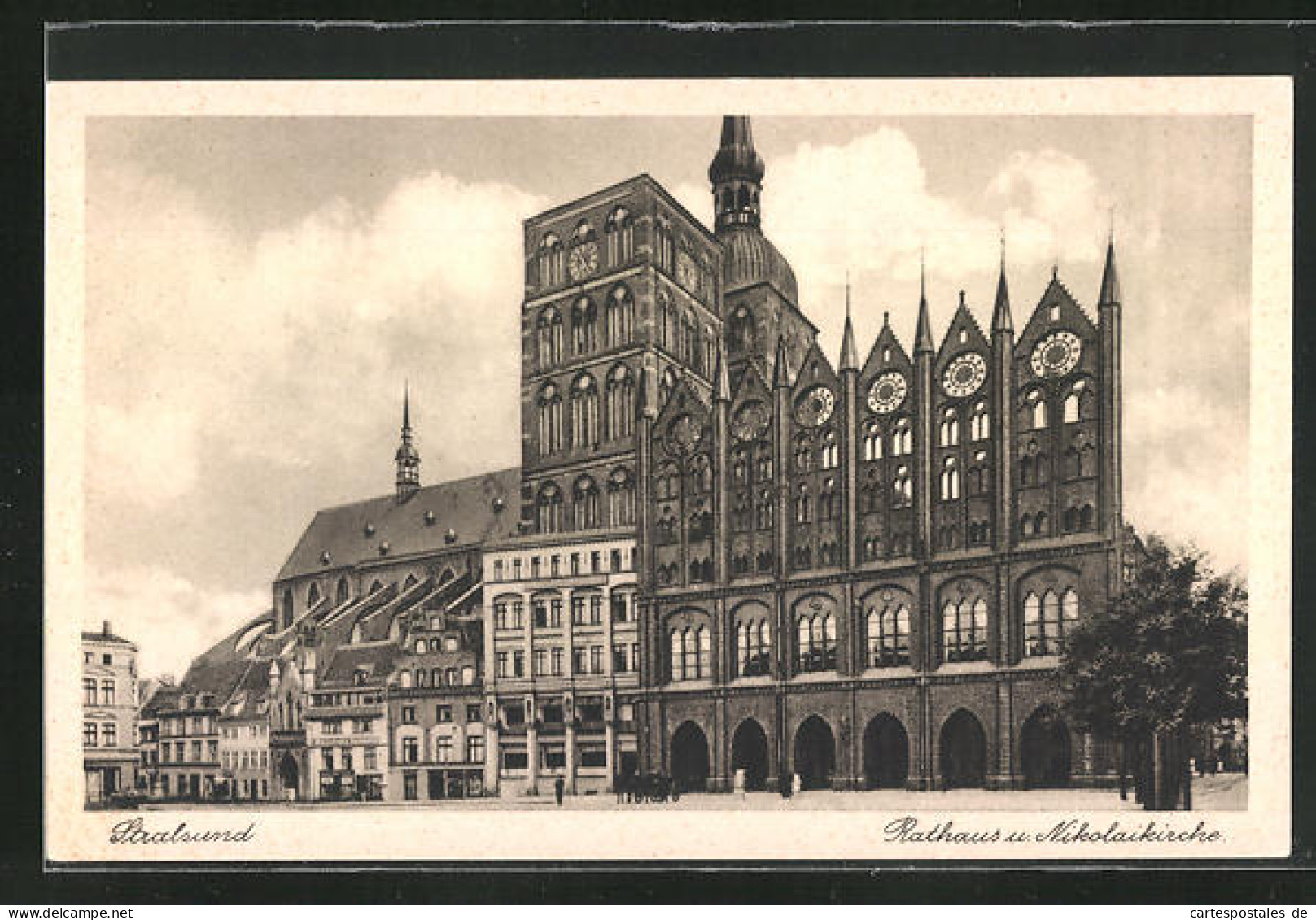 AK Stralsund, Rathaus Und Nikolaikirche  - Stralsund