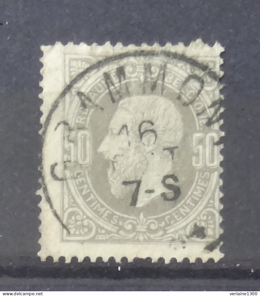 35 Avec Belle Oblitération Grammont - 1869-1883 Léopold II