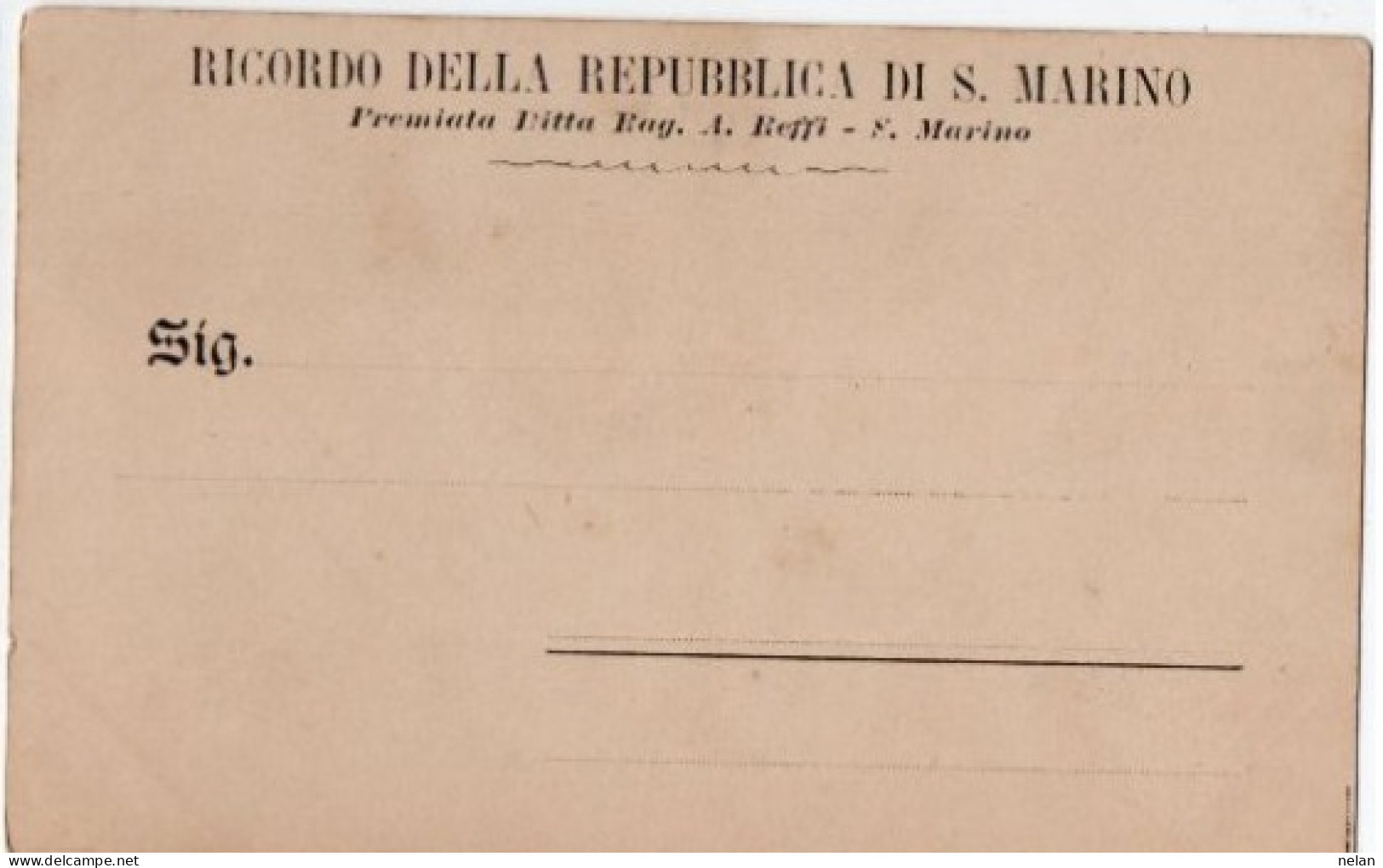 REPUBBLICA DI S. MARINO - DECORAZIONI , MONETE , VALORI POSTALI - F.P. - Saint-Marin