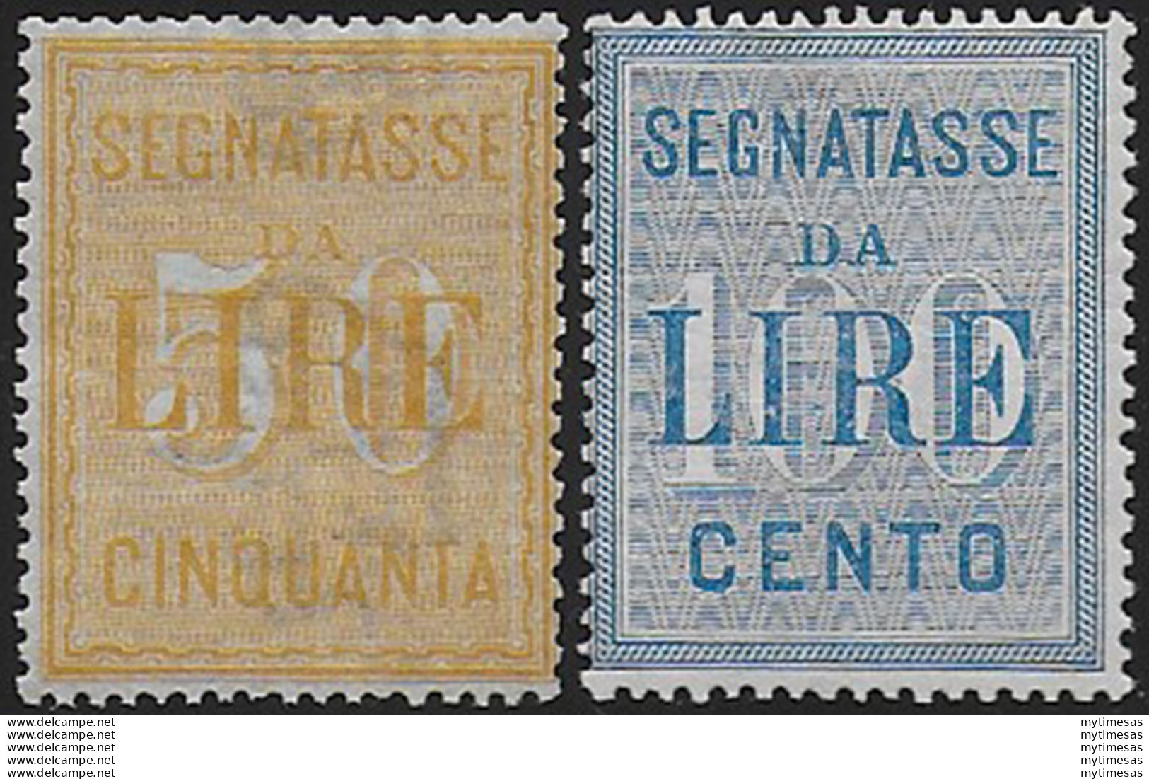 1903 Italia Segnatasse Colori Diversi MNH Sass N. 31/32 - Sonstige & Ohne Zuordnung
