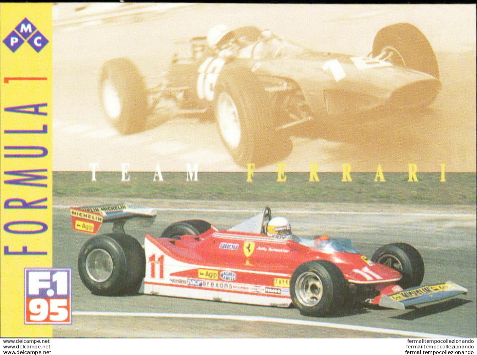 Bh49 1995 Formula 1 Gran Prix Collection Card Ferrari Team N 49 - Kataloge