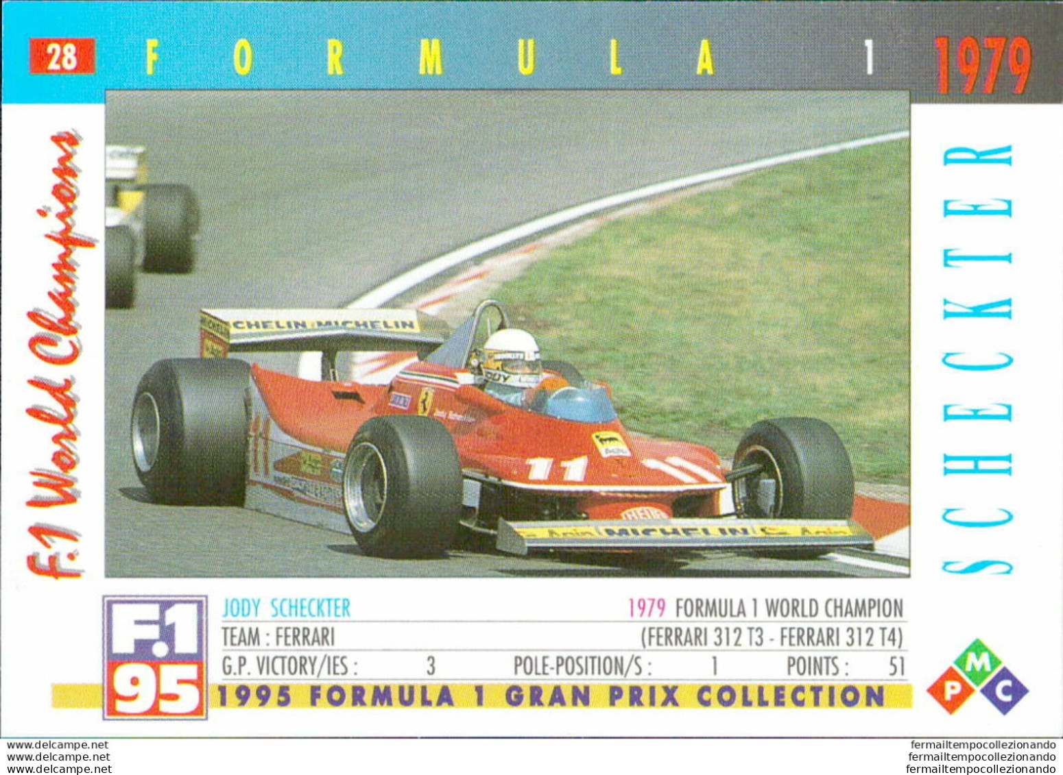 Bh28 1995 Formula 1 Gran Prix Collection Card Scheckter N 28 - Catálogos